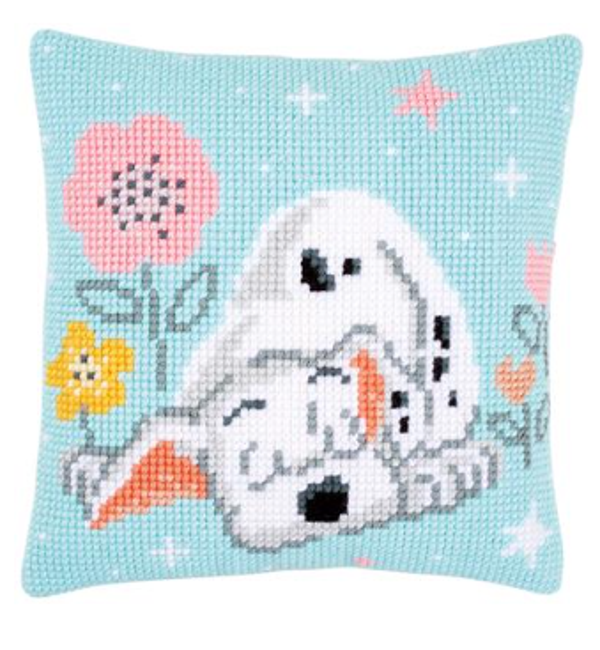 Kruissteekkussen kit Disney Dalmatier