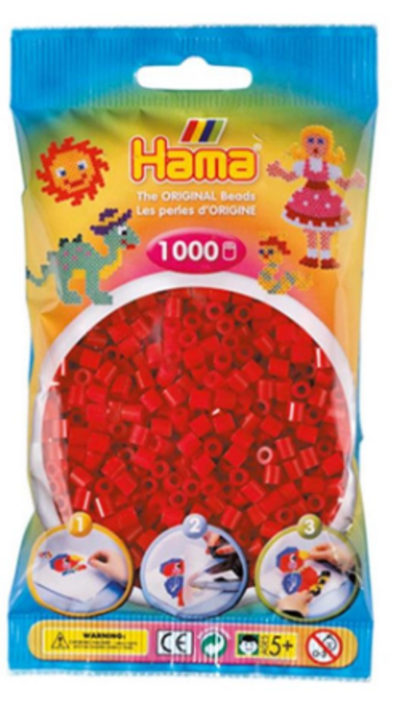 Hama strijkparels 1000 dark red