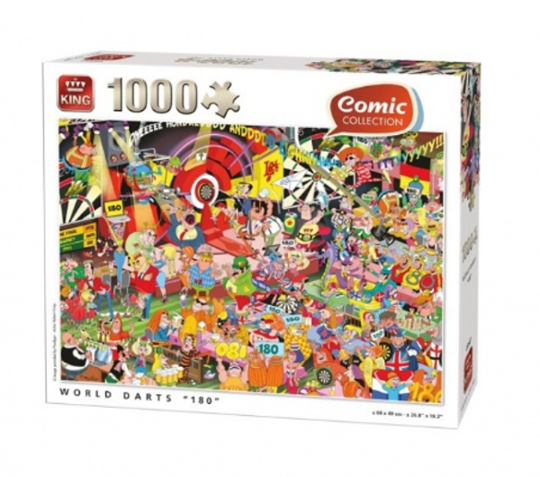 Puzzel world darts 1000st
