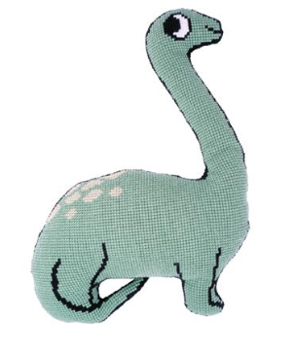 Kruissteekvormkussen kit met rug Eva M Dino