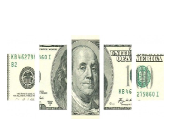 Diamond Painting Set 5 frame Dollar 150x90cm