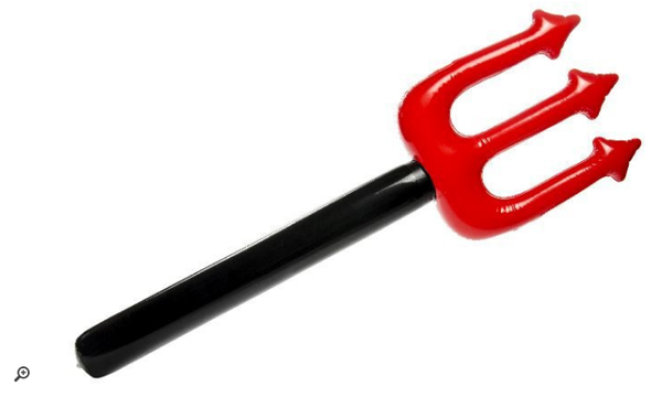 Opblaasbare drietand 90cm