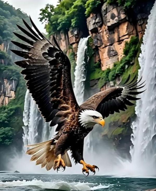 Diamond Painting -Canvas 50x40cm Eagle