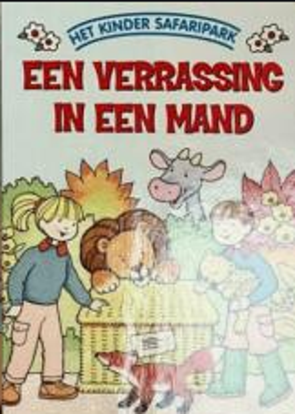 Het kindersafaripark Een verrassing in een mand