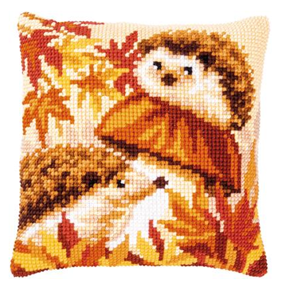 kruissteekkussen egeltjes