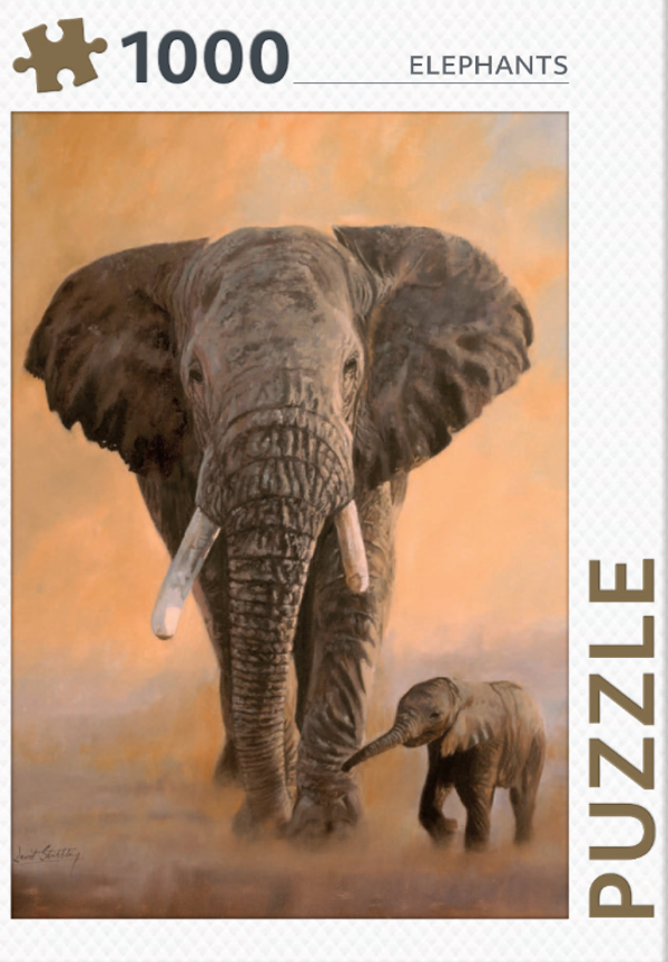 Puzzel elephants 1000st