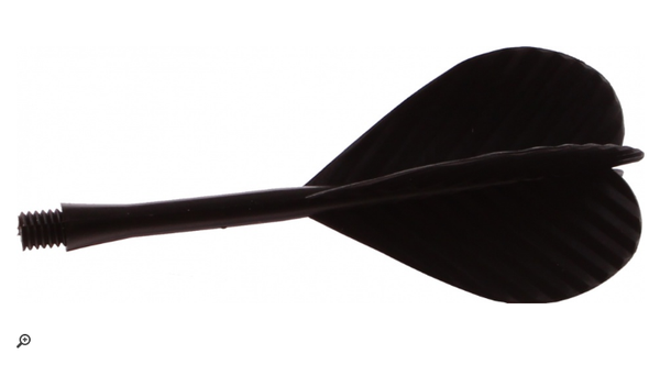 Bull's flights met shafts zwart