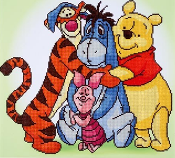 Pooh and friends