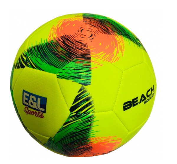 Beachvoetbal geel