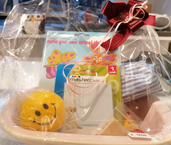 Geschenkmand knutselen