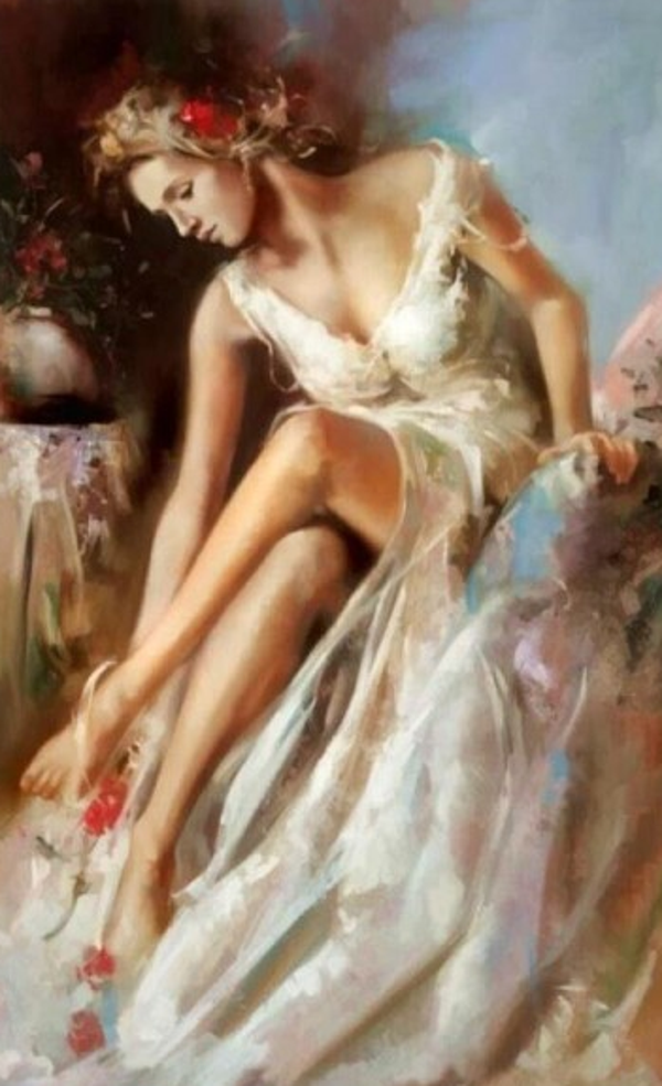 Girl in dress