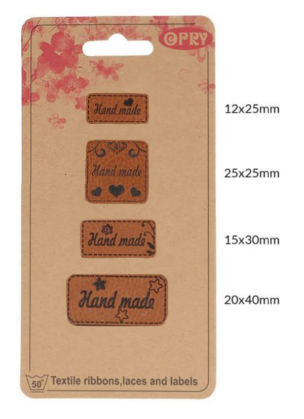 Hand made labels