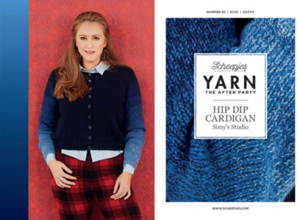 Yarn hip dip cardigan