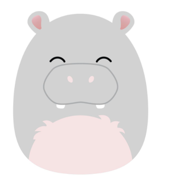 Squishmallows - Harrison The Grey Hippo 30 Cm Plush