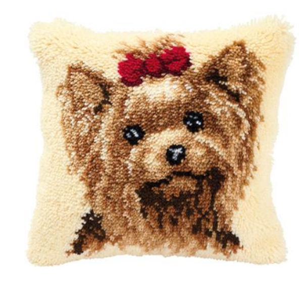 Knoopkussen hondje