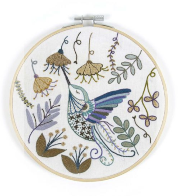 borduurkit hummingbird 18,5cm