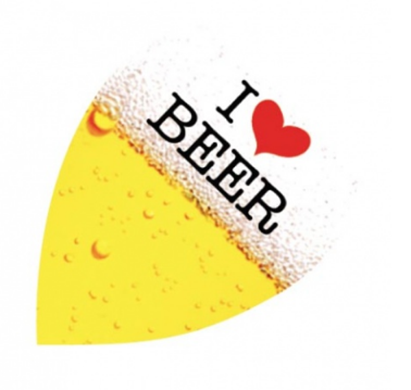 Harrows Quadro flight I love beer