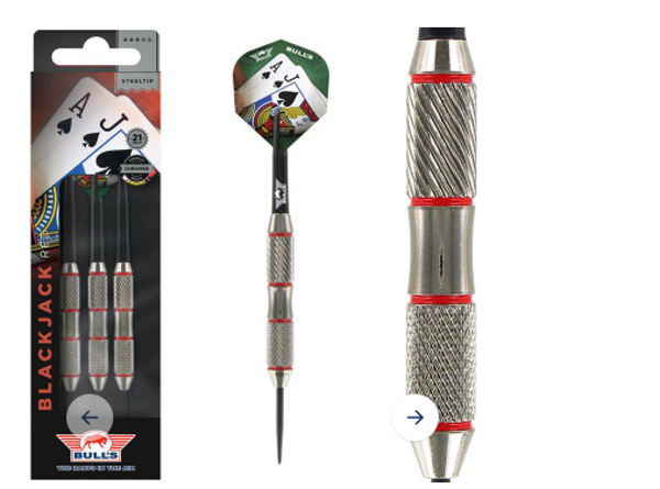 Bull's Blackjack Brass Red 25gr