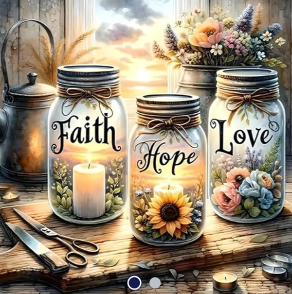 Diamond Painting Canvas 40x30cm Jar