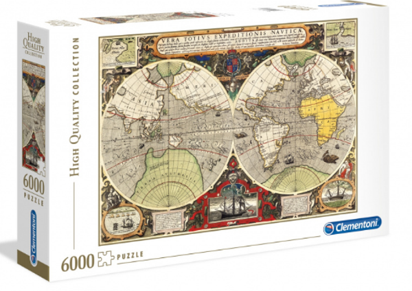 Puzzel nautische kaart 6000st