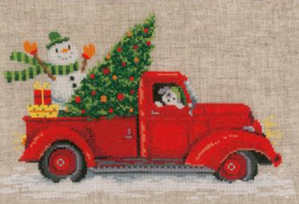 telpakket kersttruck