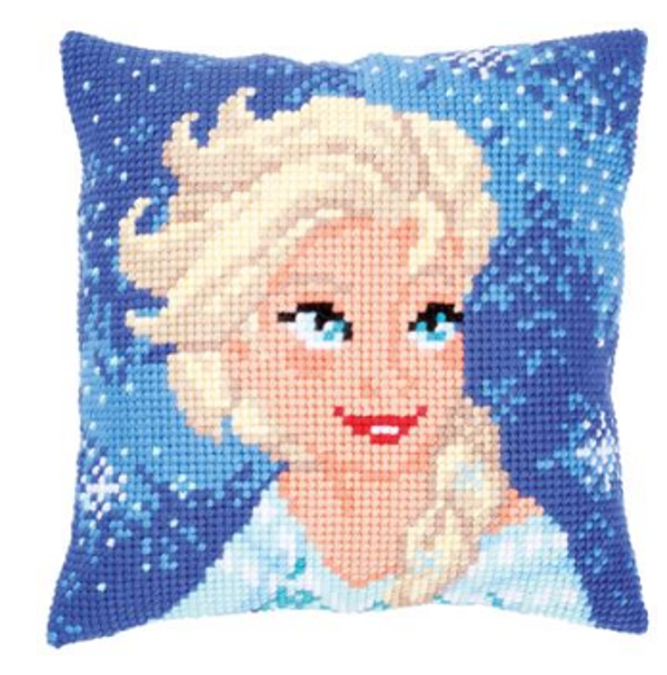 kruissteekkussen Elsa tovert