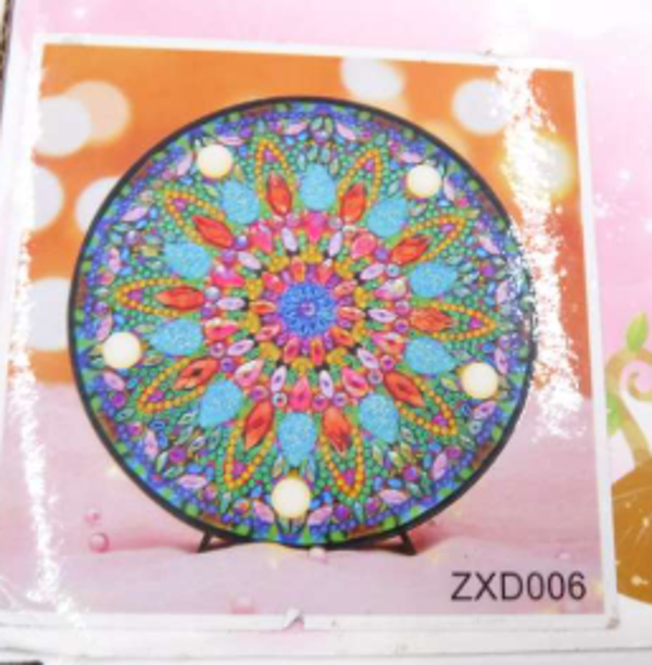 Led lamp diamond painting