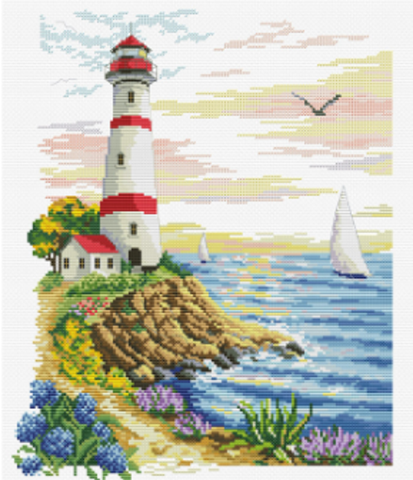 Borduurpakket Lighthouse cape