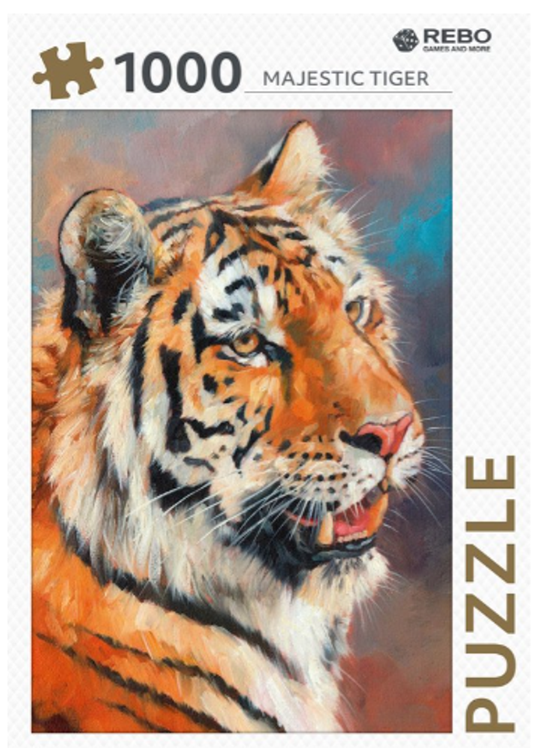 puzzel majestic tiger 1000st