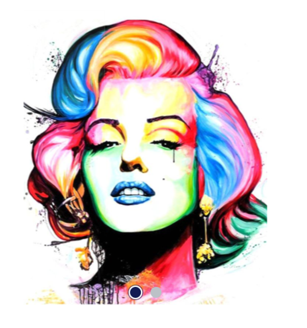 Diamond Painting -Canvas 50x40cm Marilyn