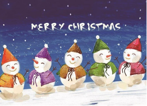 Kaart Merry Christmas