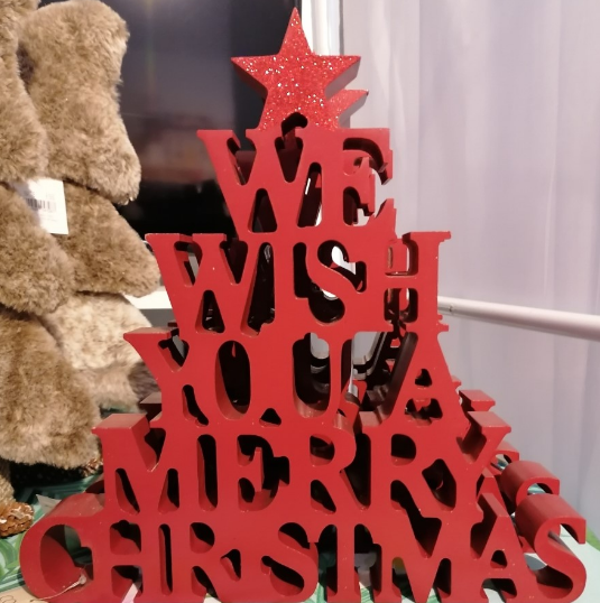 Houten kerstdecoratie