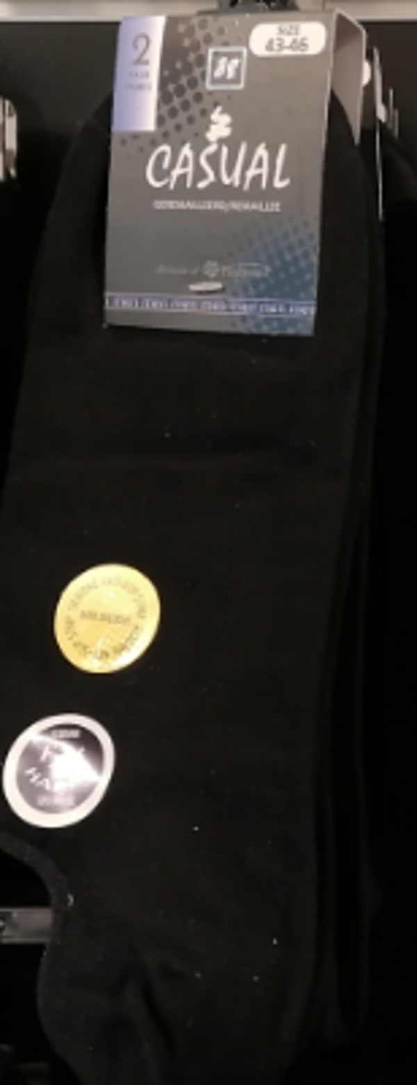 heren sokken mini sneakers zwart