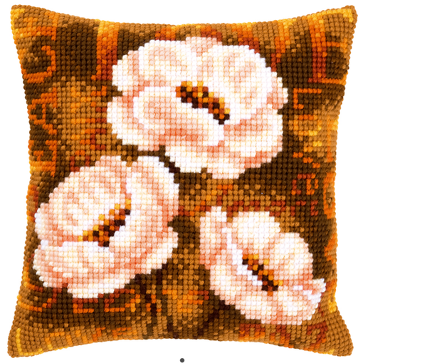 Kruissteekkussen moderne anemonen