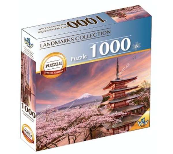 Puzzel World landmarks - Mount Fuji - 1000 st