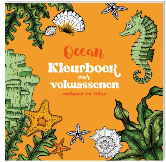 Kleurboek voor volwassenen ocean