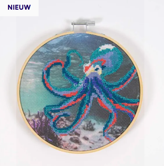 Borduurkit octopus
