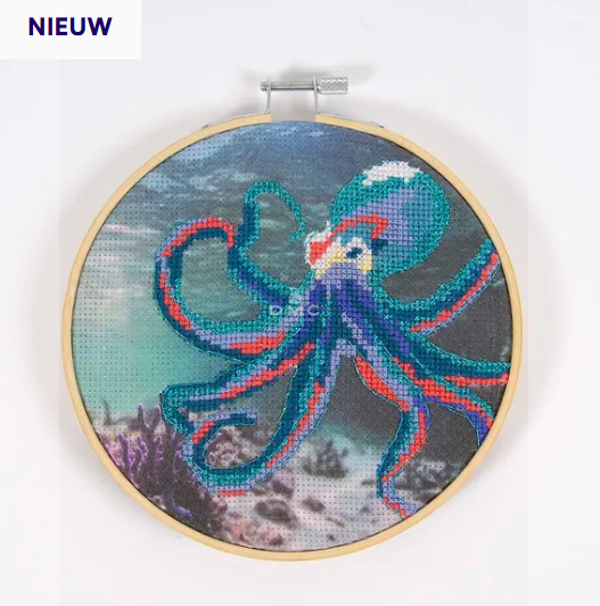 Borduurkit octopus