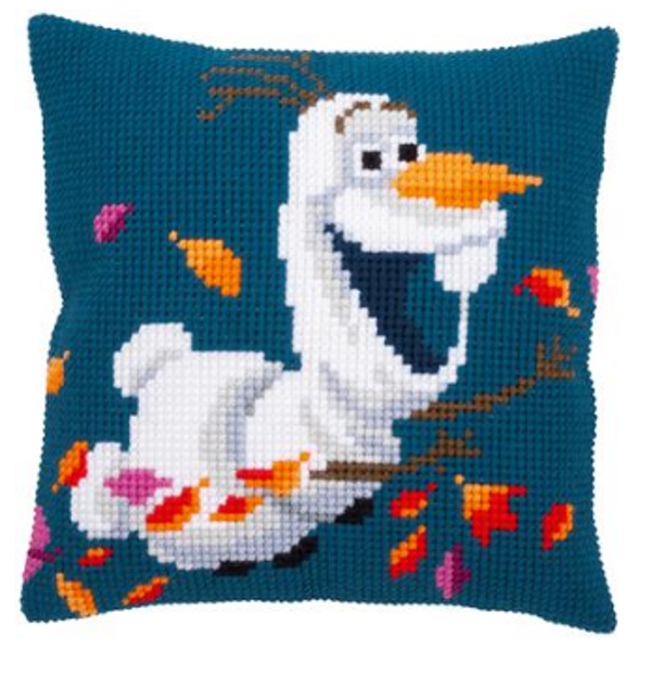 kruissteekkussen Frozen 2 Olaf