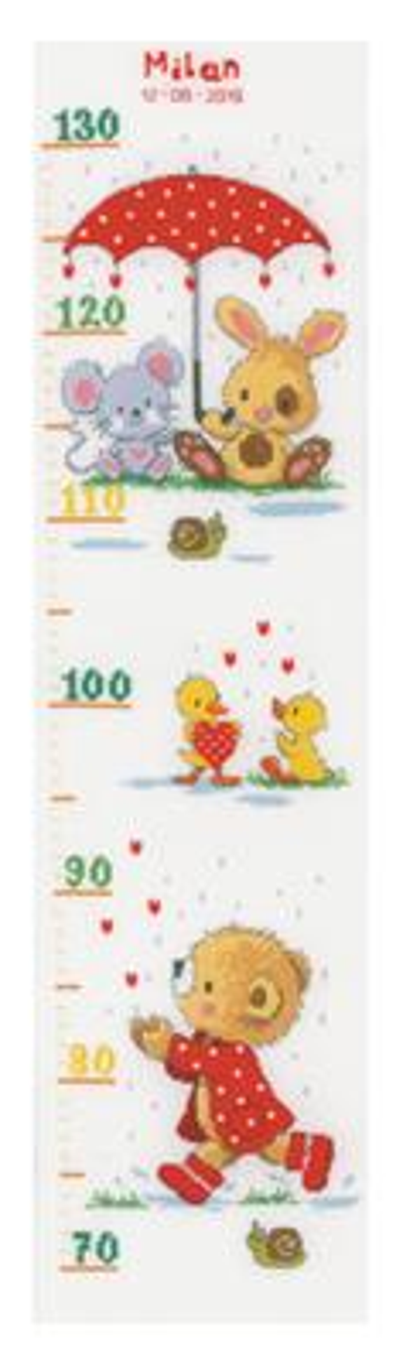 telpakket onder de paraplu