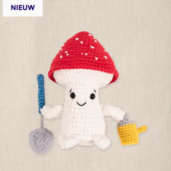 DMC Amigurumi kit Paddenstoel