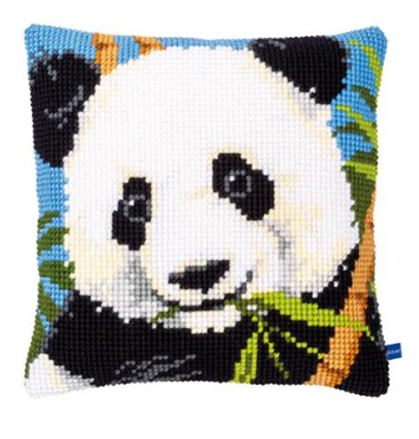 Kruissteekkussen kit Panda