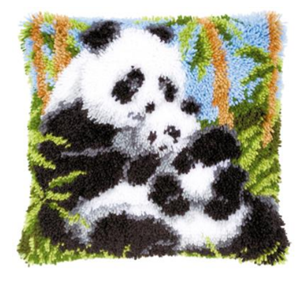 Knoopkussen panda's