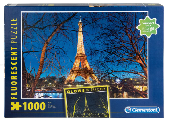 puzzel glow in the dark Paris 1000st