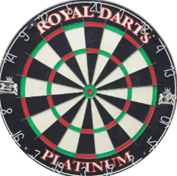Royal darts dartboard platinum