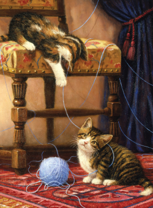 Schilderen op nummer Playful kittens