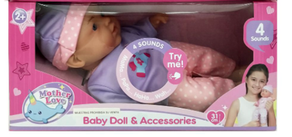 Pop Zacht 31Cm Met Geluid