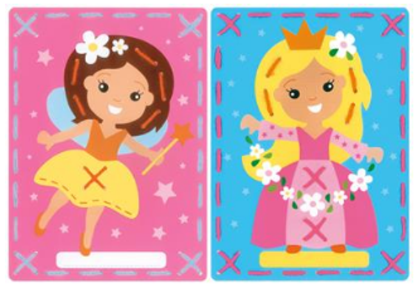 borduurkaart prinses en de fee