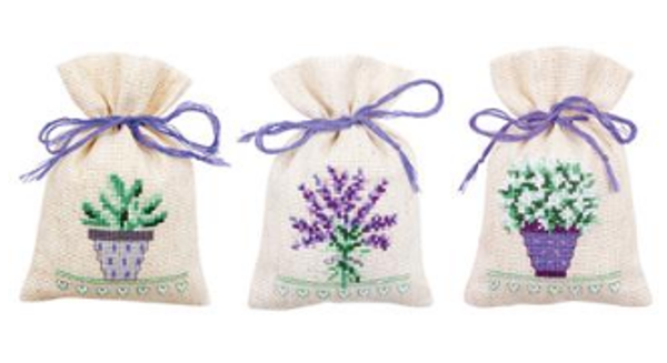 telpakket kruidenzakjes set van 3 Provence