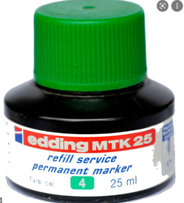 Refill groene inkt viltstift
